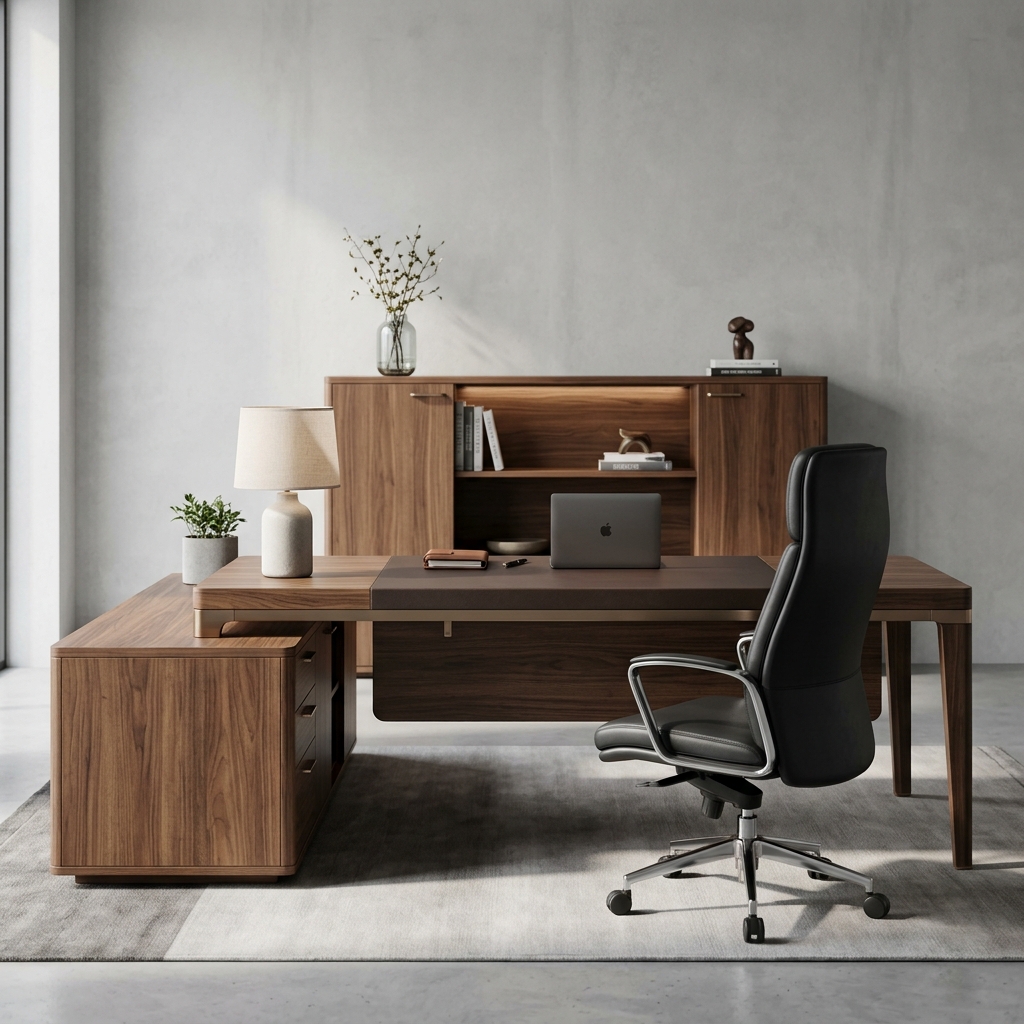 Atelier Ahşap Toplantı Masası Takımı